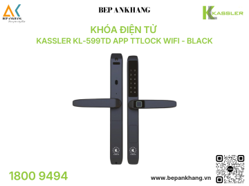 Khóa điện tử Kassler KL-599TD App TTlock Wifi - Black
